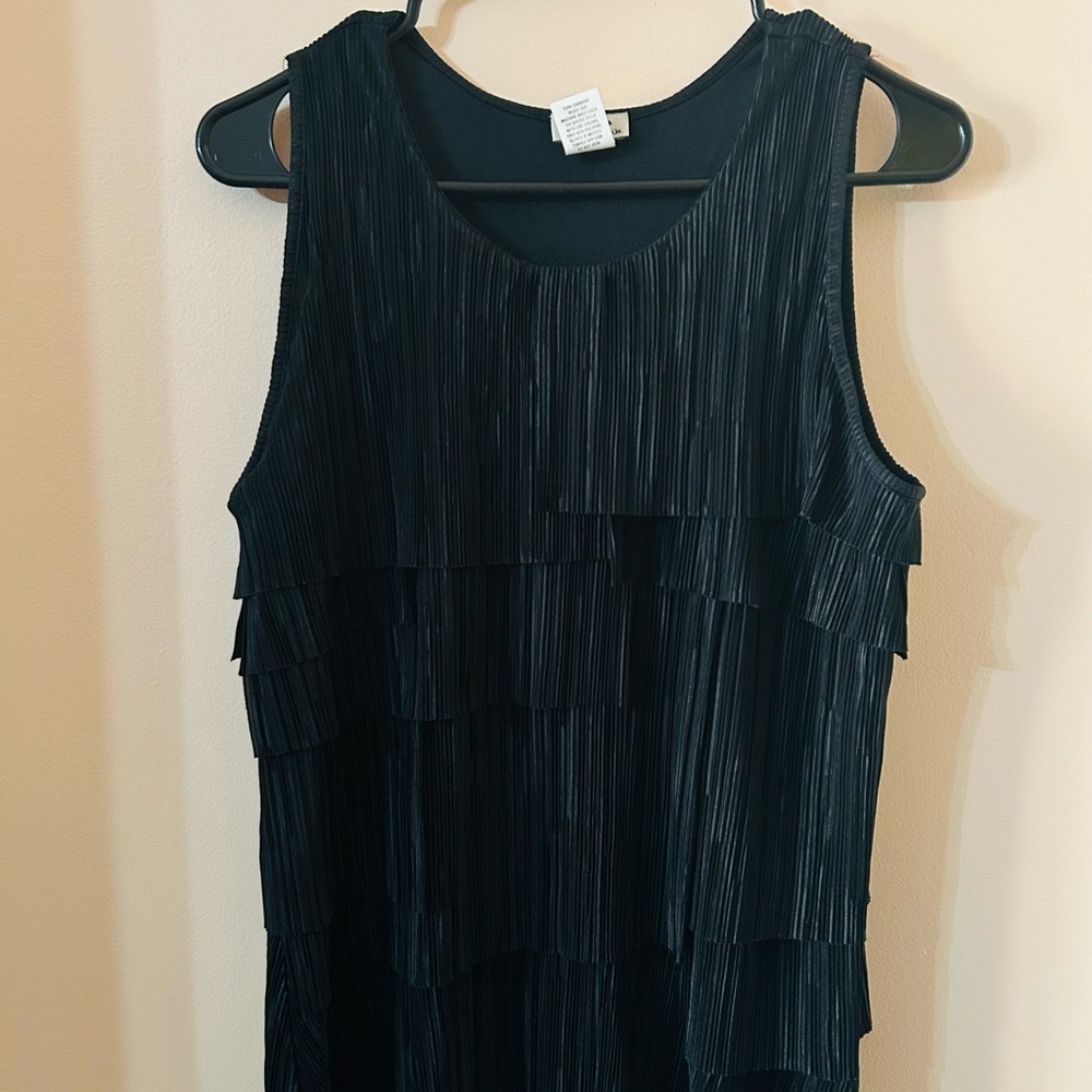 Ladies layered sleeveless blouse